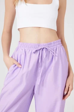 Drawstring Wide-Leg Pants