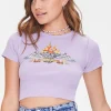 Drive Me Mad Graphic Cropped Tee