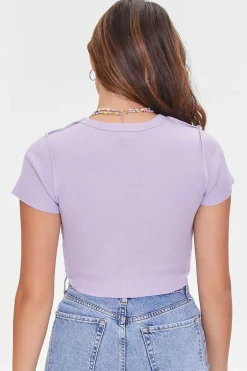 Drive Me Mad Graphic Cropped Tee