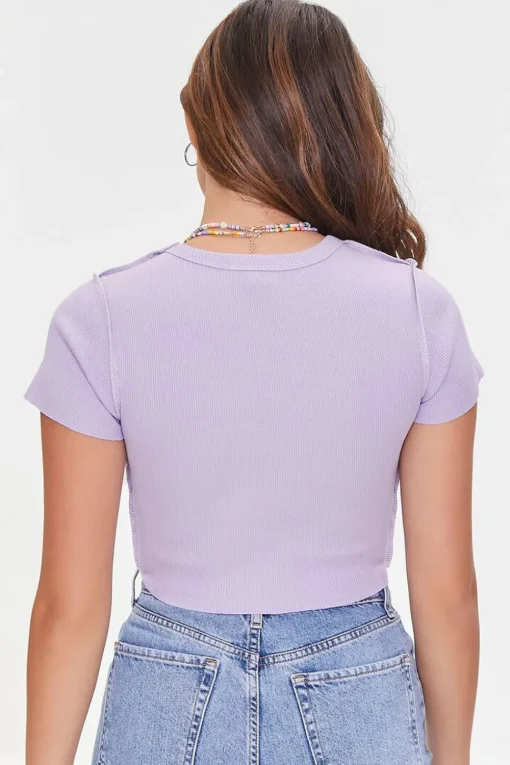 Drive Me Mad Graphic Cropped Tee