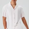 Drop-Sleeve Buttoned Shirt