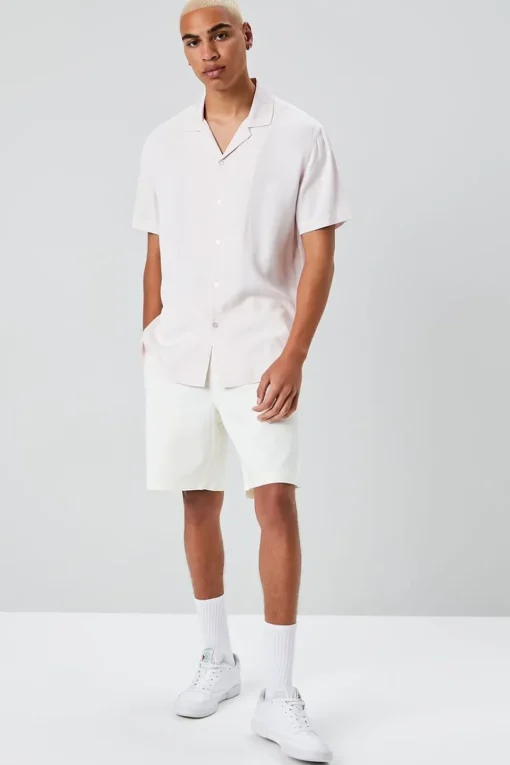 Drop-Sleeve Buttoned Shirt