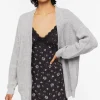 Drop-Sleeve Cardigan Sweater