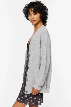 Drop-Sleeve Cardigan Sweater