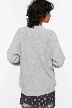 Drop-Sleeve Cardigan Sweater