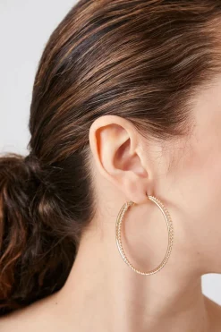 Dual Chain Hoop Earrings