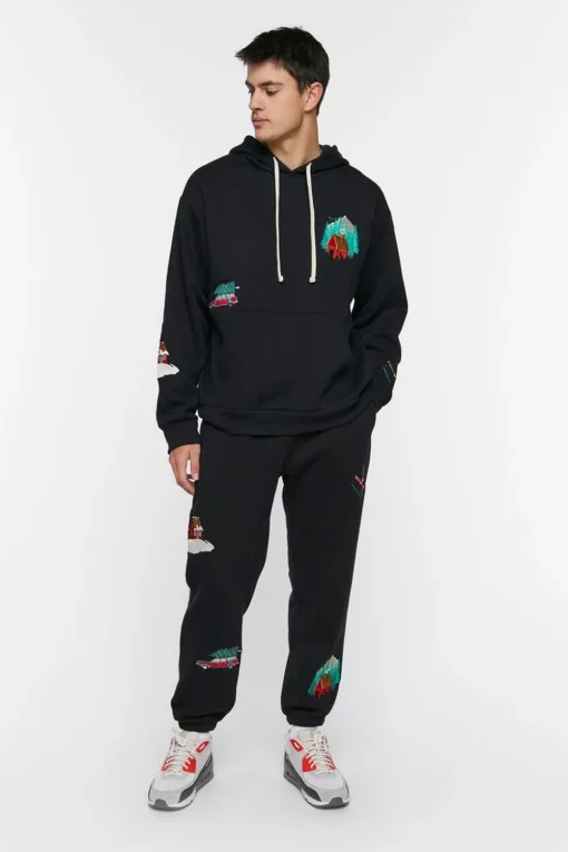 Embroidered Cabin Hoodie