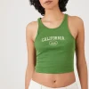 Embroidered California Tank Top