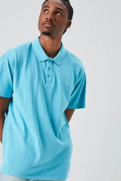 Embroidered Crest Polo Shirt