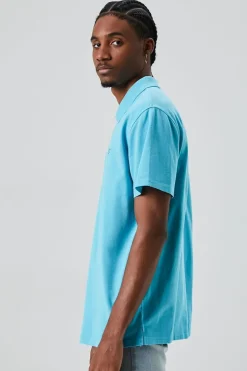 Embroidered Crest Polo Shirt
