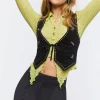 Embroidered Dragonfly Vest