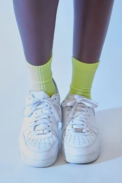 Embroidered Fubu Crew Socks