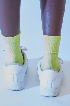Embroidered Fubu Crew Socks