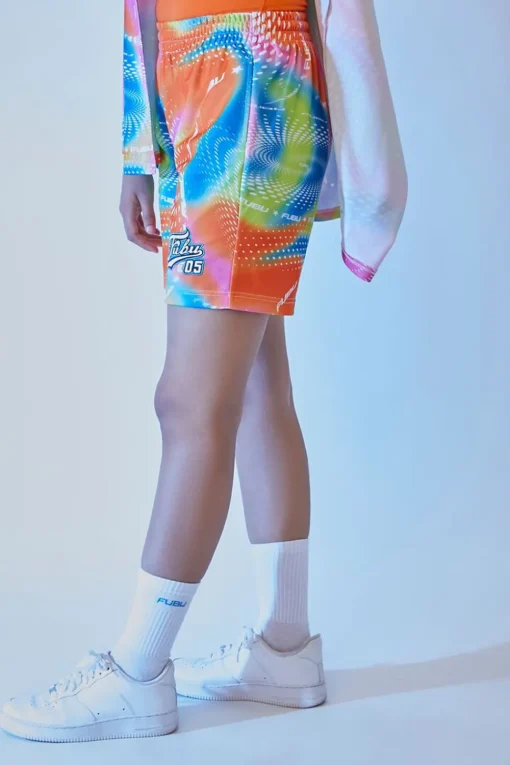 Embroidered Fubu Mesh Shorts