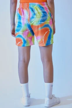 Embroidered Fubu Mesh Shorts