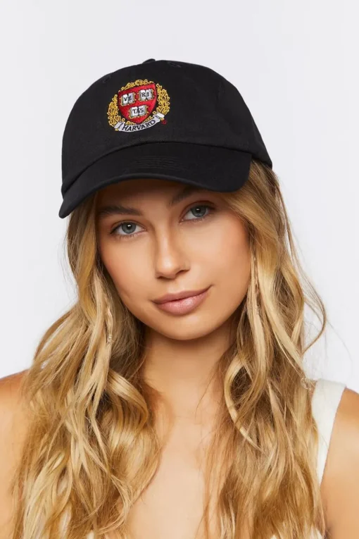 Embroidered Harvard Baseball Cap