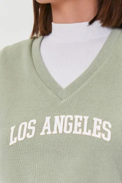 Embroidered Los Angeles Tank Top