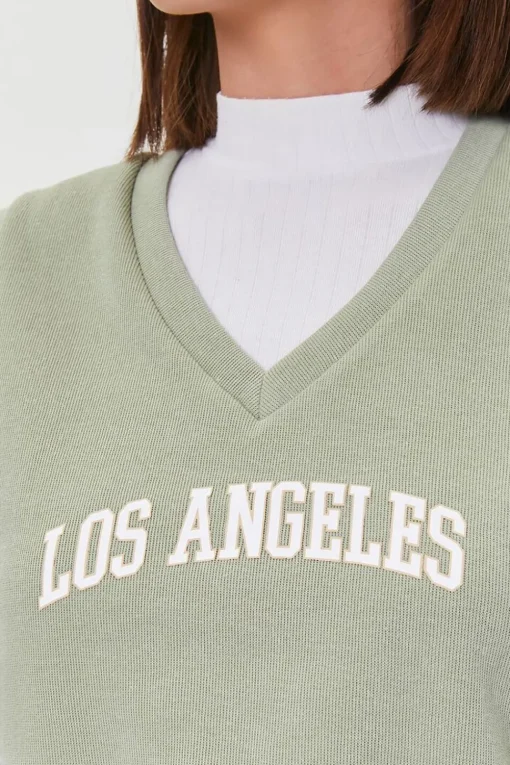 Embroidered Los Angeles Tank Top