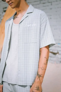 Embroidered Lost Nite Shirt