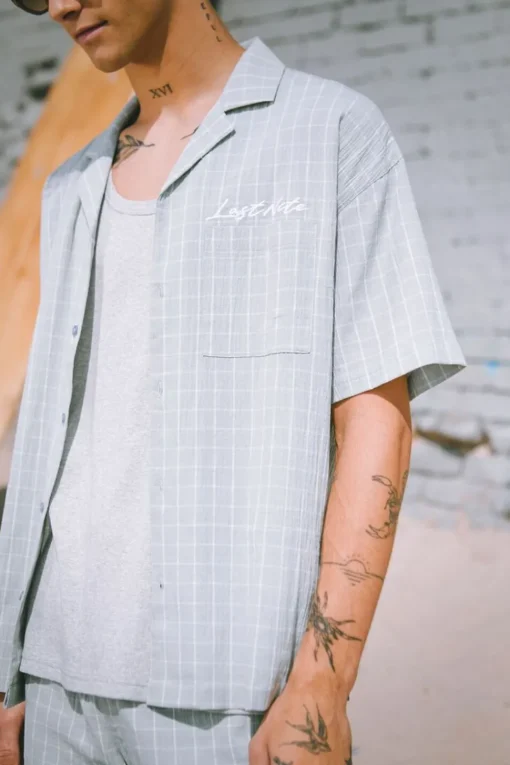 Embroidered Lost Nite Shirt