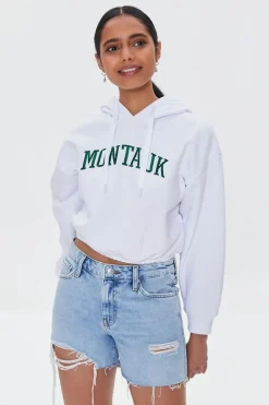 Embroidered Montauk Fleece Hoodie