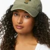 Embroidered Mushroom Baseball Cap