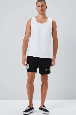 Embroidered Wanna Go Surfin Shorts