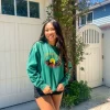 Embroidered Zion Graphic Pullover
