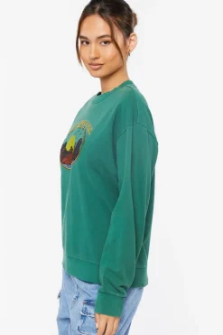 Embroidered Zion Graphic Pullover