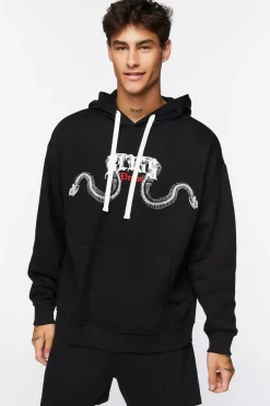 Eternal Bliss Skeleton Graphic Hoodie