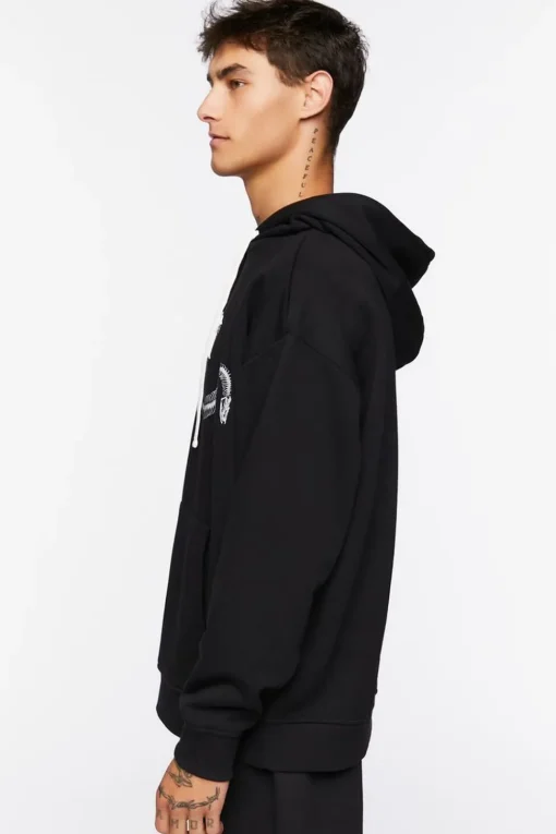 Eternal Bliss Skeleton Graphic Hoodie