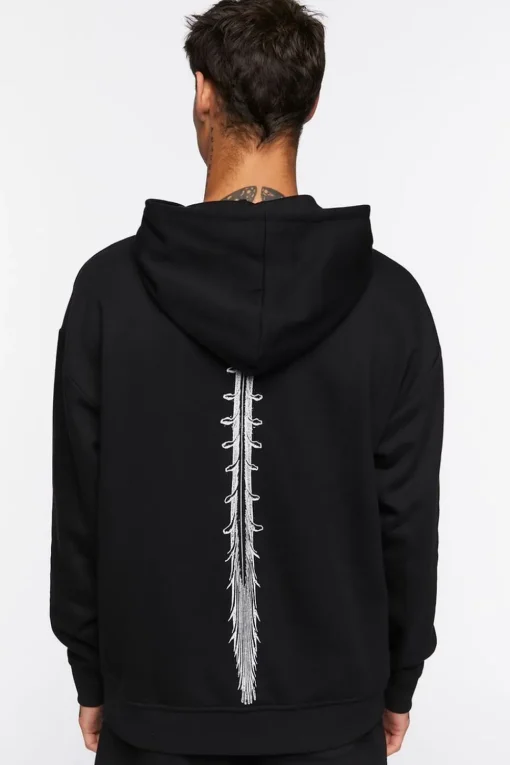 Eternal Bliss Skeleton Graphic Hoodie