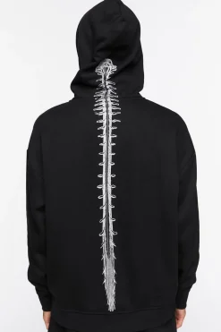 Eternal Bliss Skeleton Graphic Hoodie