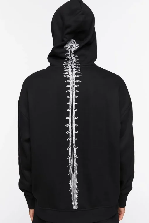 Eternal Bliss Skeleton Graphic Hoodie