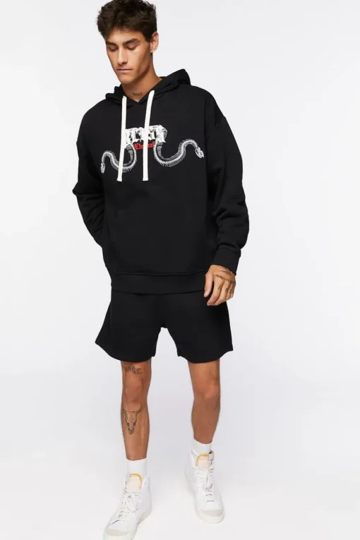 Eternal Bliss Skeleton Graphic Hoodie
