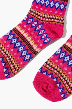 Fair Isle Crew Socks
