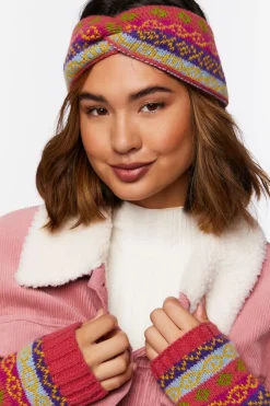Fair Isle Twisted Headwrap