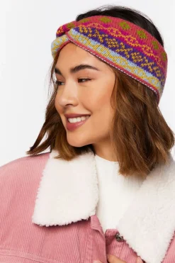 Fair Isle Twisted Headwrap