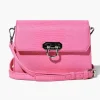 Faux Croc Crossbody Bag