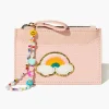 Faux Croc Rainbow Wallet