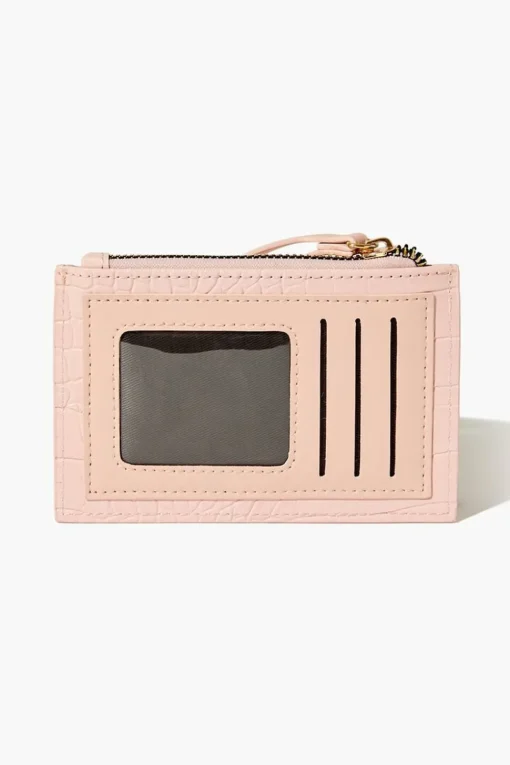 Faux Croc Rainbow Wallet