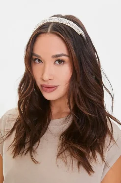 Faux Crystal Headband Set