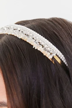 Faux Crystal Headband Set