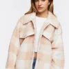 Faux Fur Plaid Jacket