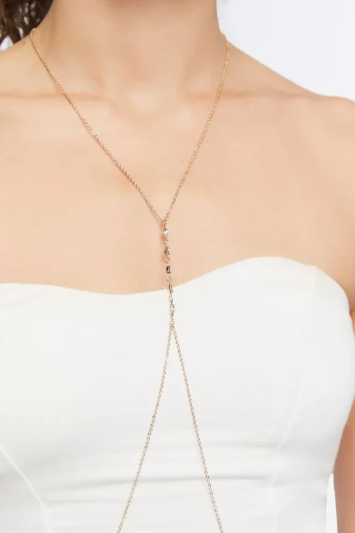 Faux Gem Body Chain