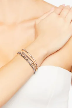 Faux Gem Bracelet Set
