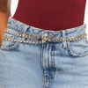 Faux Gem Chain Hip Belt