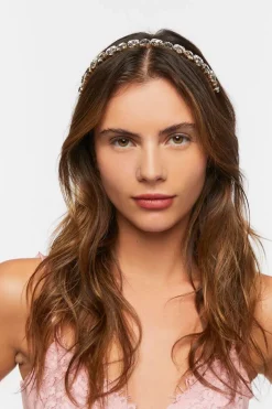 Faux Gem Heart Headband