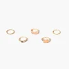 Faux Gem Ring Set