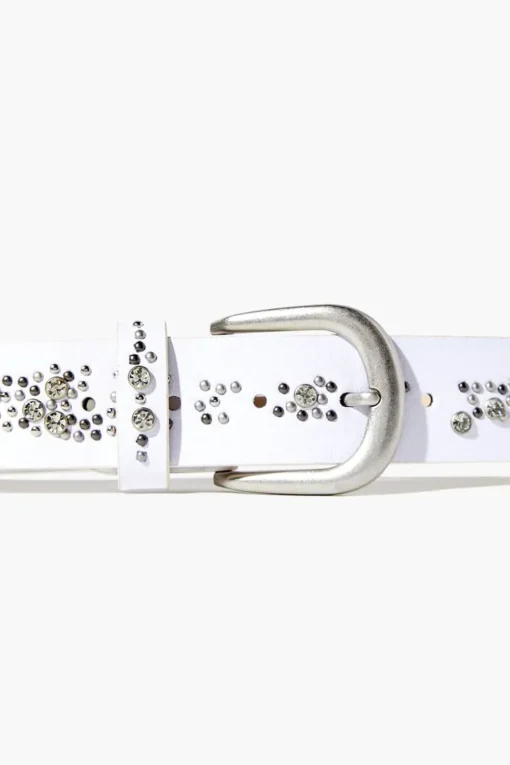 Faux Gem Studded Hip Belt